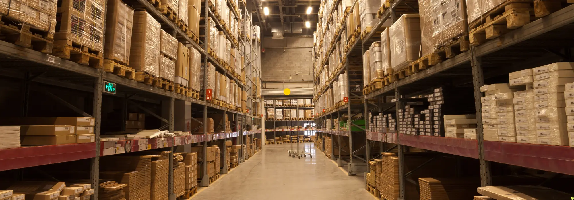 Warehouse design: double Deep pallets