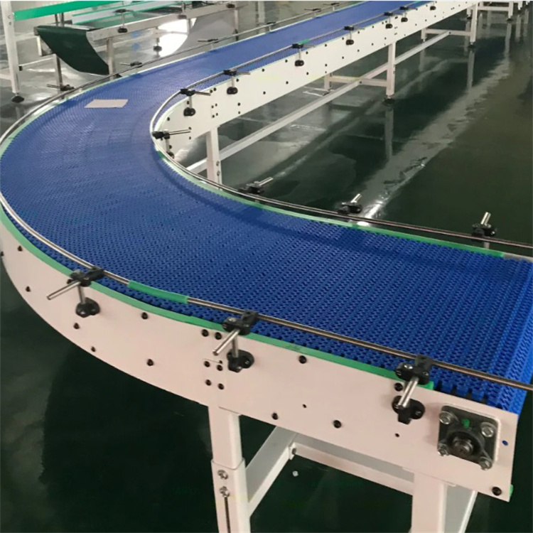 Modular conveyor section designed for easy reconfiguration
